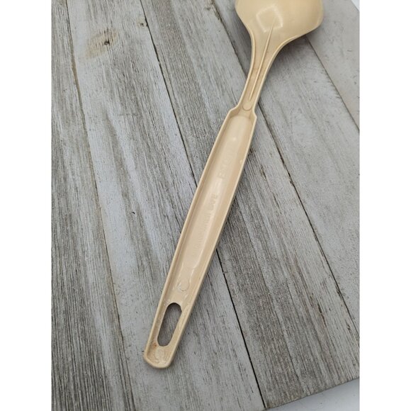 Ekco Solid Serving Spoon #1 Almond Nylon Plastic 11" Vintage - Picture 6 of 8